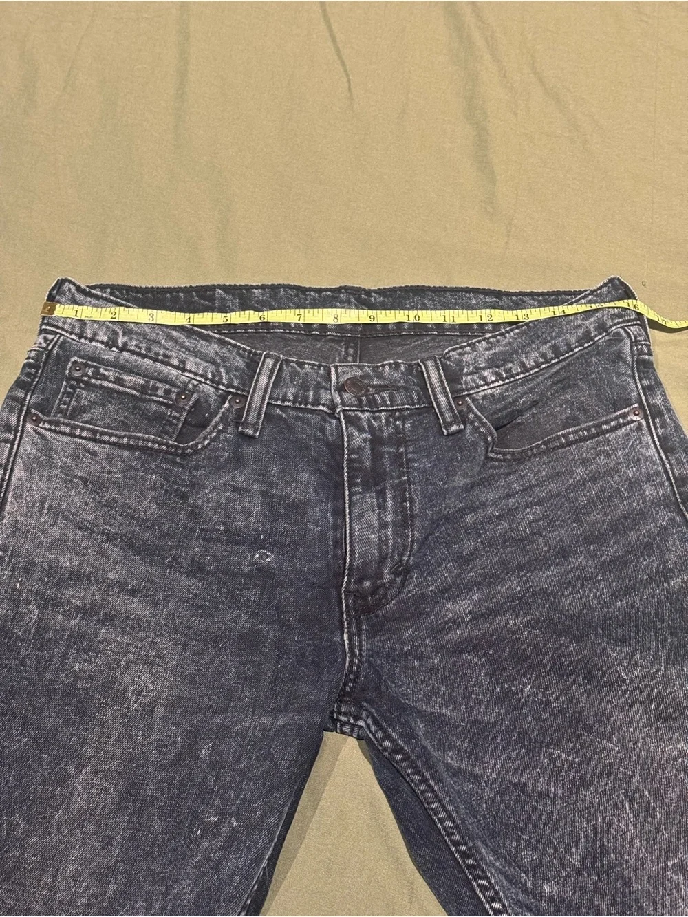 Levi's 511 Blue Acid-Wash Slim Straight Jeans - 32 x 30